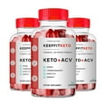 thumbnail image 1 of (3 Pack) Keep Fit Gummies - Keep Fit Keto + ACV Gummies, 1 of 5