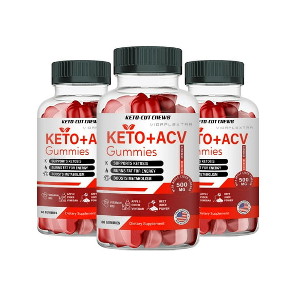 (3 Pack) Keto Cut Chews - Keto Cut Chews Keto + ACV Gummies