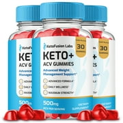 3 Pack Keto Fusion Labs Keto ACV Gummies