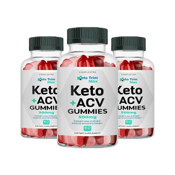 (3 Pack) Keto Trim Max Gummies - Keto Trim Max Keto + ACV Gummies