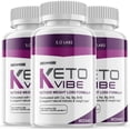 thumbnail image 1 of (3 Pack) Keto Vibe Pills - Dietary Supplement for Weight Loss, Appetite Control & Suppressants - 180 Capsules, 1 of 4