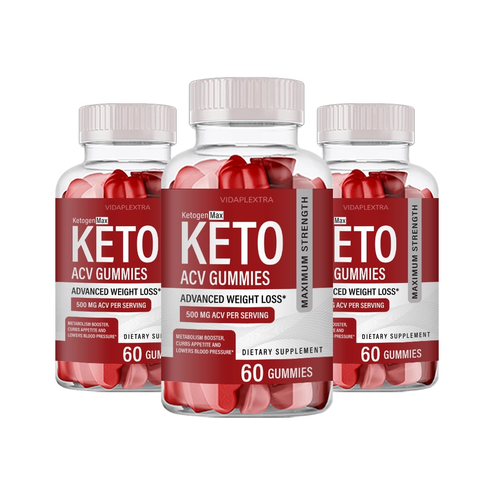 (3 Pack) KetogenMax Gummies Ketogen Max Keto ACV Gummies