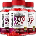 thumbnail image 1 of (3 Pack) Ketologenic Keto ACV Gummies - Apple Cider Vinegar Supplement for Energy & Focus - Dietary Supplement Gummies with Apple Cider Vinegar Folate Vitamin B12 B6 Beet Root (180 Gummies), 1 of 8