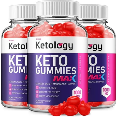 3 Pack Ketology Max ACV Gummies - Advanced Formula Ketology Keto + ACV Apple Cider Vinegar Gummies 180 Gummies