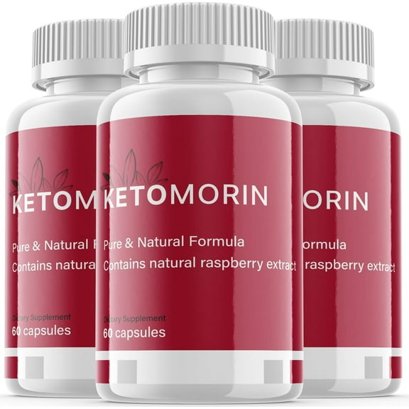 (3 Pack) Ketomorin - Keto Weight Loss Formula - Energy & Focus Boosting Dietary Supplements for Weight Management & Metabolism - Advanced Fat Burn Raspberry Ketones Pills - 180 Capsules