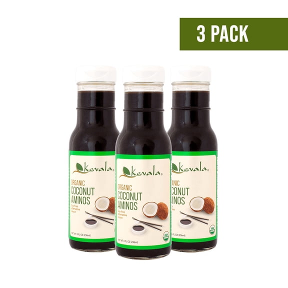 (3 Pack) Kevala Organic Coconut Aminos 8 fl oz
