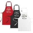 thumbnail image 1 of 3 Pack Kids Apron for Cooking Adjustable Kids Chef Kitchen Funny Aprons with Pockets for Boys Girls Toddler Painting Baking Artist Apron, 1 of 4