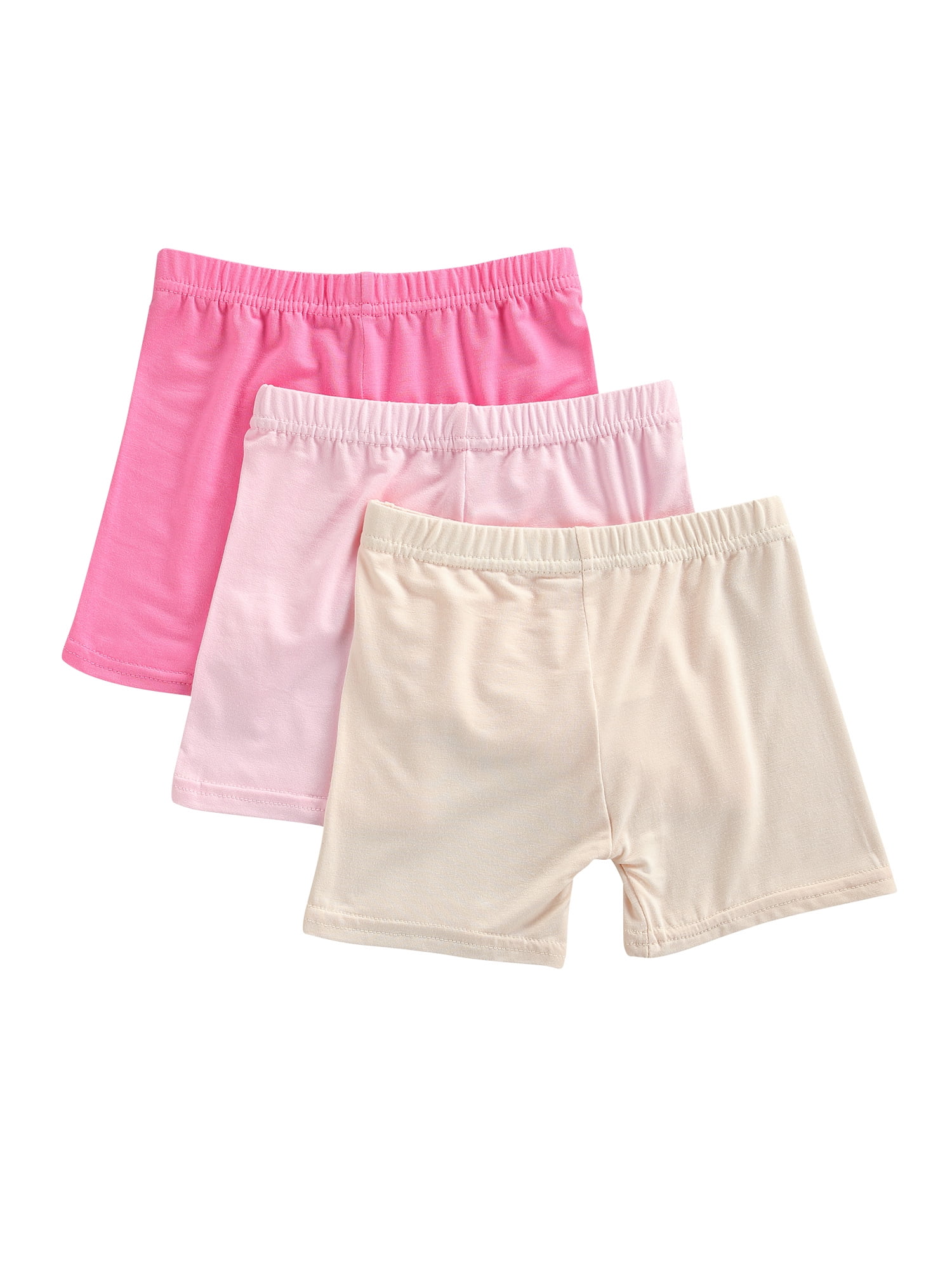 3 Pack Kids Girls Safety Shorts Leggings Soft Cotton Summer Safety