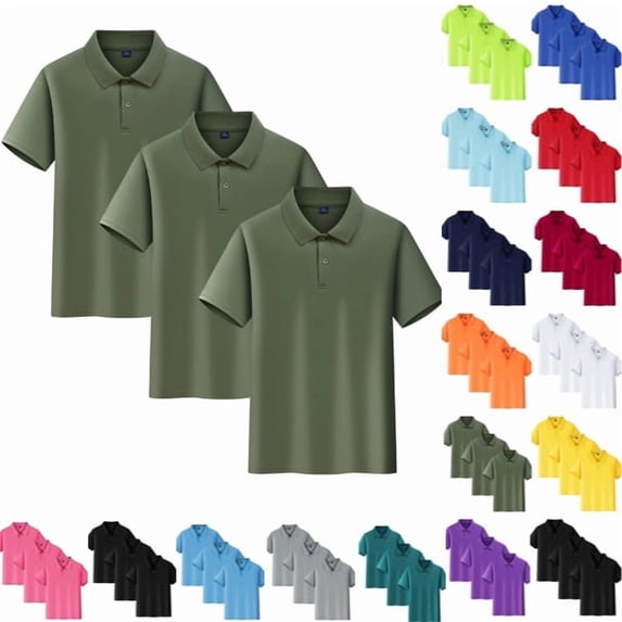 3 Pack Kids Polos School Uniform Tops Boys Girls Casual Short Sleeve Summer Outdoor Sports T-Shirt Teen Kids Clothes Pink,5-6 Years