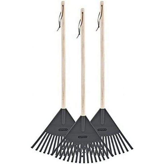 3 Pack Kids Rake, Grey