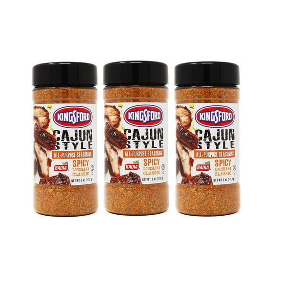 3 Pack KingsfordUMRTCajun Style All Purpose seasoning Spicy Louisiana Classic 5 oz each
