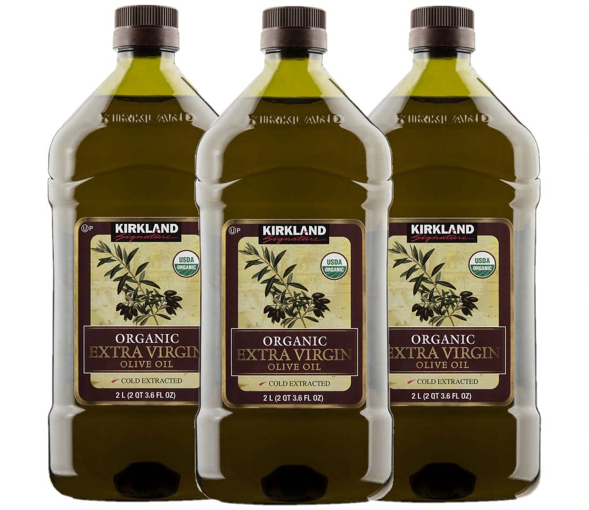 🔥 Kirkland Signature Organic Extra Virgin Olive Oil 2 Liter, Cold  Extracted 🔥