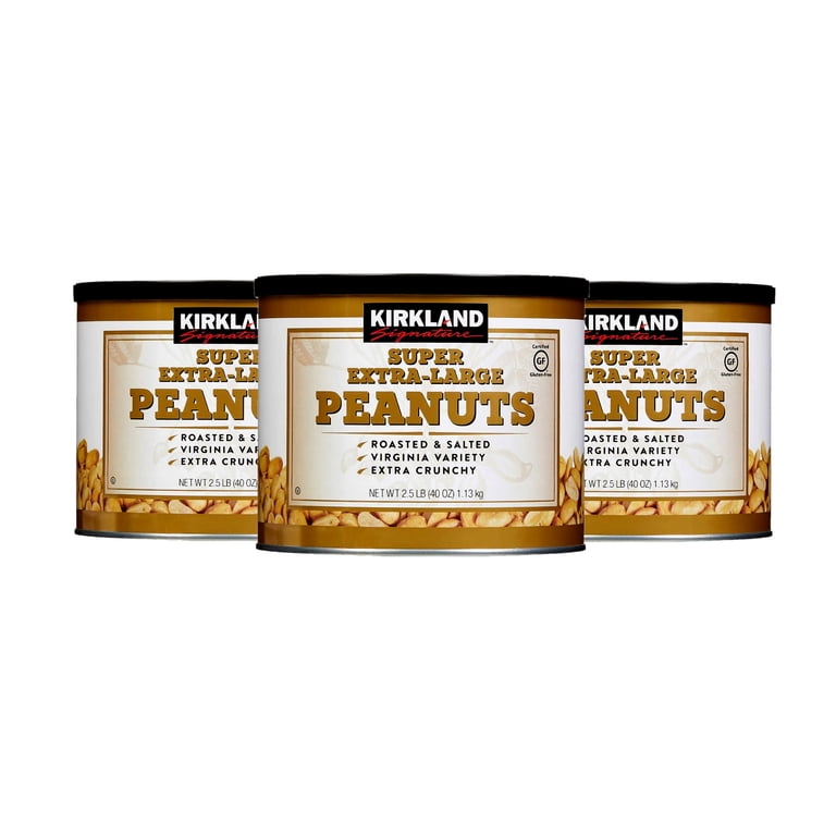 Kirkland Signature Virginia Roasted Super Extra-Large Peanuts, 3