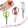 3 Pack Kitchen Scissors for Food Heavy Duty Stainless Steel Shears