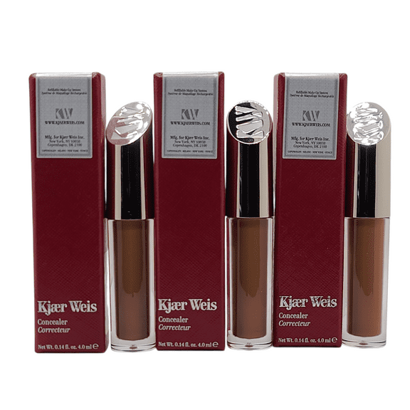 3 Pack Kjaer Weis Invisible Touch Concealer D330 0.14 oz *New in Box*