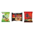 thumbnail image 1 of 3 Pack Korean NongShim Gourmet Spicy Shin Instant Ramen Noodle, 3 Flavors(Soon Veggie,shin black,shin red) Plus NineChef Brand Long Handle Coffee Spoon, 1 of 2