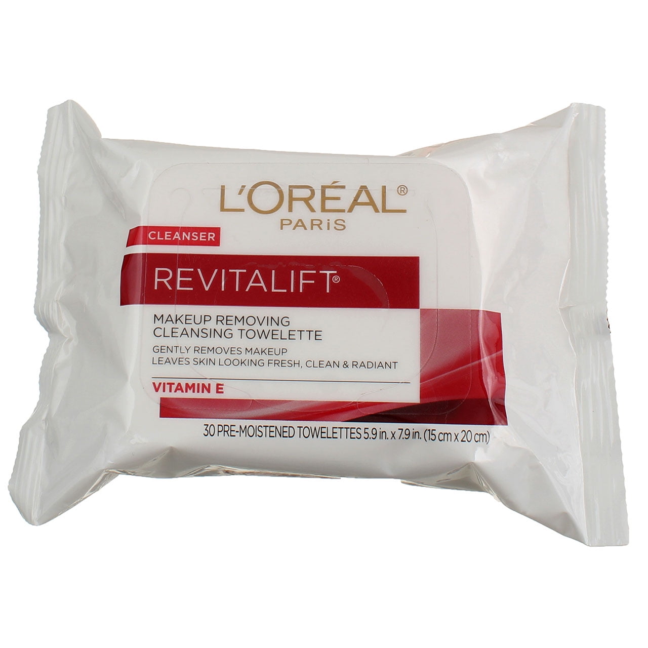 3 Pack - L'Oreal Dermo-Expertise Revitalift Wet Cleansing Towelettes 30 Each