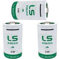 thumbnail image 1 of (3 Pack) LS33600 17000mAh 3.6V Battery for LS33600 D Size 3.6V Lithium Thionyl Chloride Battery, 1 of 5