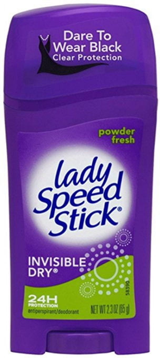 3 Pack Lady Speed Stick Antiperspirant Invisible Powder Fresh 2.3oz Each