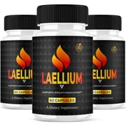 3 Pack Laellium Advanced Weight Management Support Pills, Laellium Maximum Strength Daily Multivitamin Formula 180 Capsules