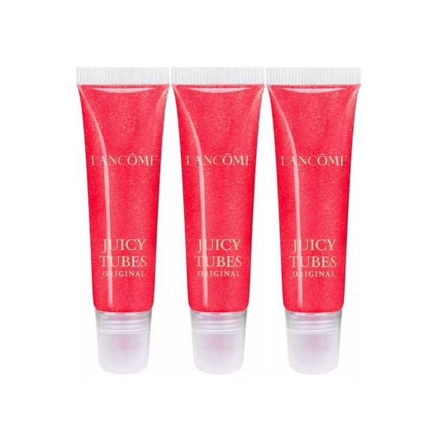 3-Pack Lancome Juicy Tubes Original Lip Gloss FRAMBOISE POP, 0.23oz/7ml x 3 = 0.7 oz / 21 ml