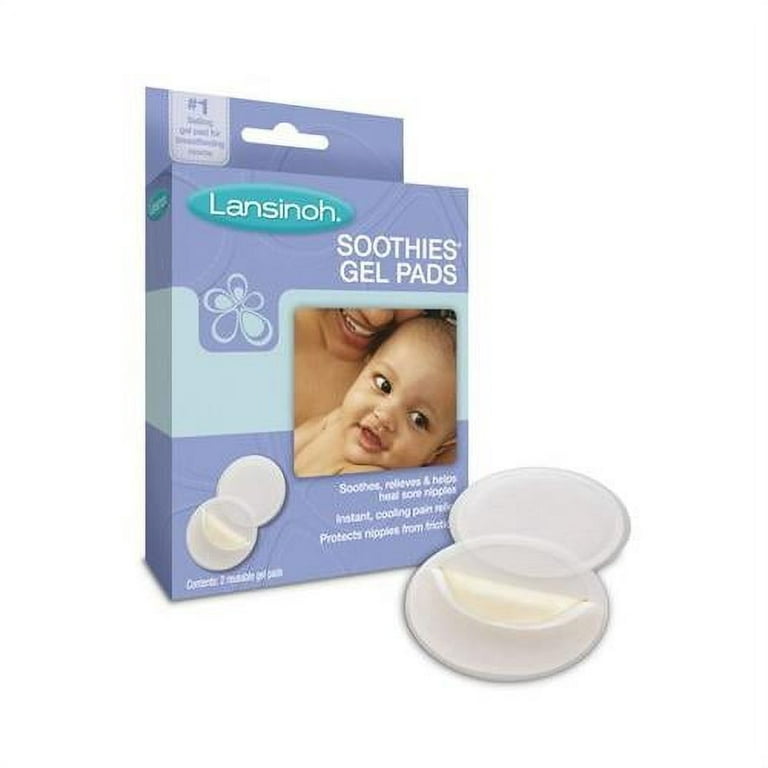 2 Reusable Lansinoh Soothies Cooling Gel Pads Soothes & Heal Sore