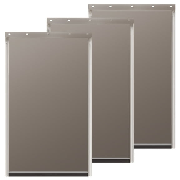 3 Pack Large Dog Door Replacement Flap with Screws, Doggie Door Replacement Flaps Compatible with PAC11-11039, Measures 10 1/8" X 16 7/8", Weather Resistant and Easy to Install