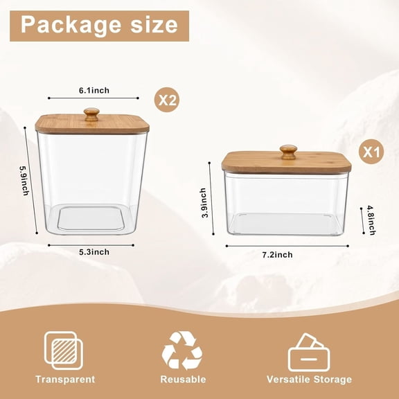 3 Pack Laundry Pod Containers and Dryer Sheet Holder, Laundry Room Organization Storage Containers with Lids and Labels for Detergent Pods Dry Sheet Organizing