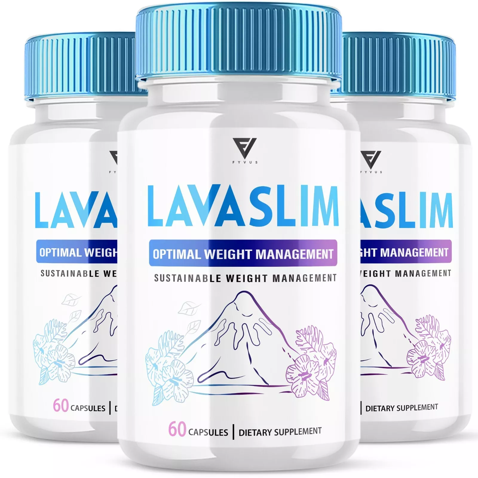 (3 Pack) Lava Slim For Weight Loss and Fat Burn Maximum Strength (180
