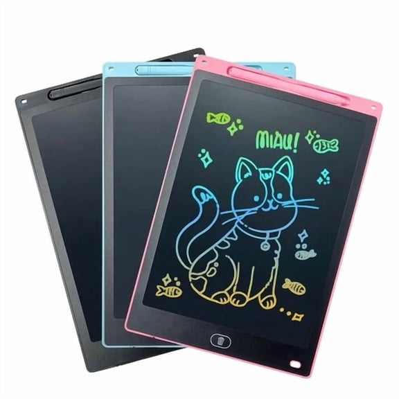 3 Pack Lcd Writing Tablet For Kids, 8.5 Inch Colorful Doodle Board 3 Colors