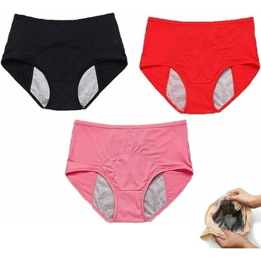 Walmart Women's Incontinence Underwear, Leak Proof, Washable, Reusable