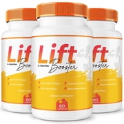 3 Pack Lift Booster   Natural Daily Pill Formula Designed to align with Fitness Goals, Support active Lifestyle & Body Balance | Just 2 Easy-to-Swallow Pills Daily 180 Capsules