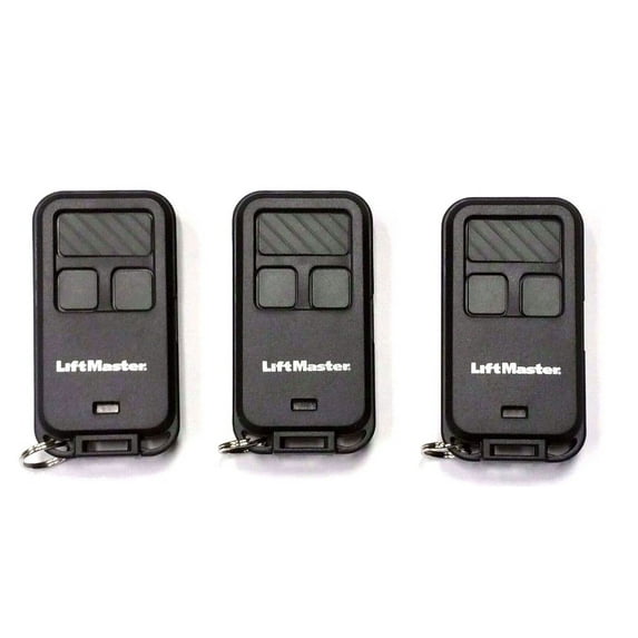 3-Pack Liftmaster 890max Mini Key Chain Garage Door Opener Remote