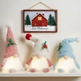 thumbnail image 1 of 3 Pack Lighted Christmas Gnomes,Handmade Plush Santa Gnome, LED Light Up Scandinavian Swedish Tomte Toy Holiday Present, Battery Operated Xmas Gifts Winter Mantle Tabletop Decor, 1 of 9