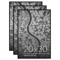 3 Pack Lightweight 20x30 Poster Frames - Black