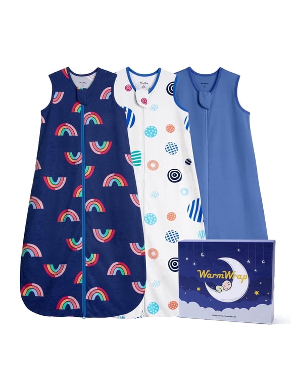 3 Pack-Lightweight Summer Baby Sleep Sack 18-24 Months 100% Cotton Breathable Sleeping Bag 2-Way Zipper Wearable Blanket 0.5 Tog Toddler Sleep Sack 2t