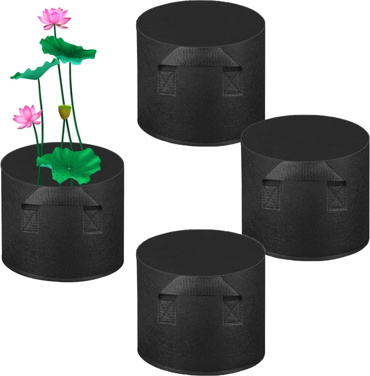 3 Pack Lily Plant Pots for Pond,Bexikou Durable Water Lily Pond Plant ...