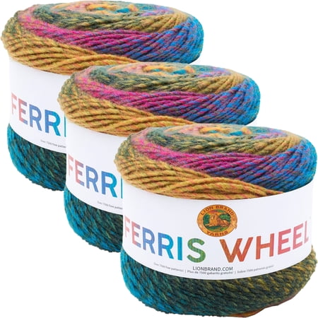 (3 Pack) Lion Brand Ferris Wheel Yarn - Summer Day