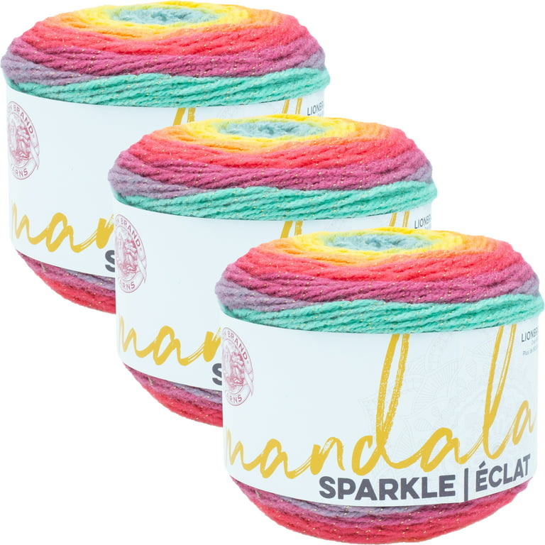 Lion Brand Crayola Cakes ~ A Yarn Review - Crystalized Designs