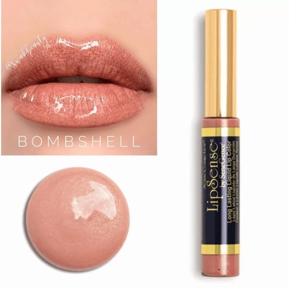 3 Pack, LipSense by SeneGence Long Lasting Liquid Lip Color Bombshell 0.25oz