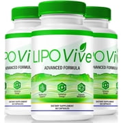 3 Pack LipoVive Capsules - Lipo Vive to Support Active Lifestyle and Fitness, Keto Pills For Lasting Energy & Health, SlimSure All-Natural Formula, Official Reviews 180 Capsules