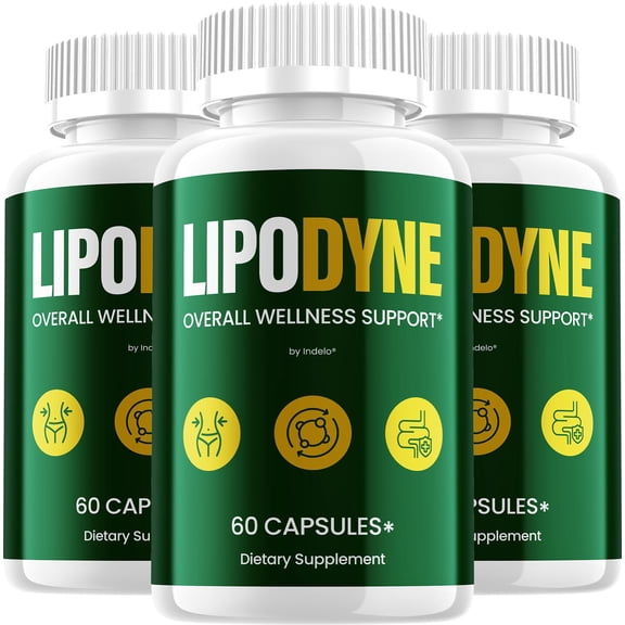 (3 Pack) Lipodyne Advanced Capsule Formula Supplement Pills 1000MG for Daily Health Support (180 Capsules)