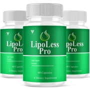 3 Pack Lipoless Pro Capsules, Lipoless Advanced Health Formula All Natural Health Support Supplement 180 Capsules