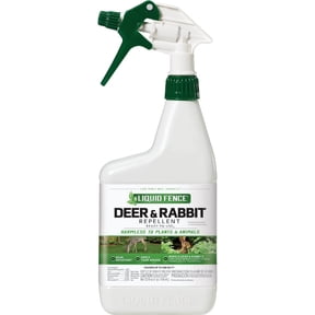 Liquid Fence Deer And Rabbit Repellent - Odorless, Rain Scent, Outdoor Use - 3 Pack, 32 Fl Oz Each