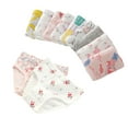 thumbnail image 1 of 3-Pack Little Girls Cotton Underwear Briefs, SILVERCELL Big Girls Padded Panties Undies, 4-10T, 1 of 8