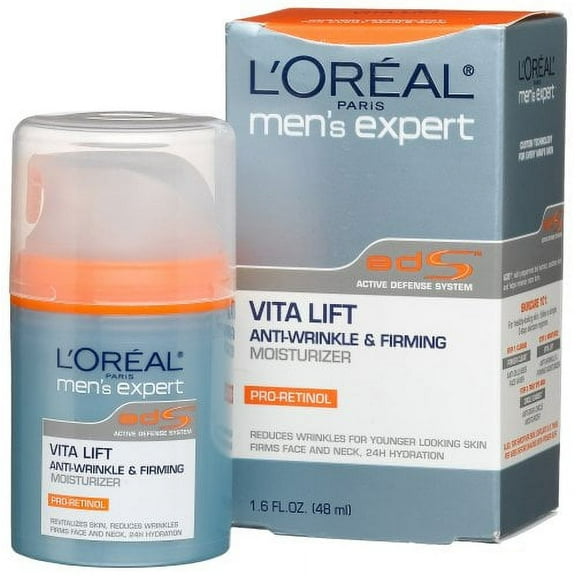 3 Pack Loreal Mens Expert Vita Lift Anti-wrinkle and Firming Moisturizer - 1.6 Oz