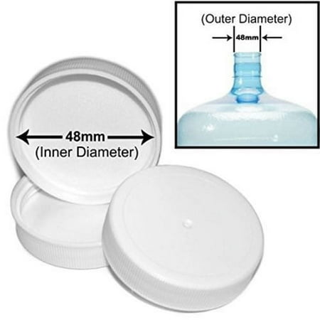 3 Pack Lot Replacement Screw-On Cap Caps 3 & 5 Gallon 48mm Water Bottle Made in USA