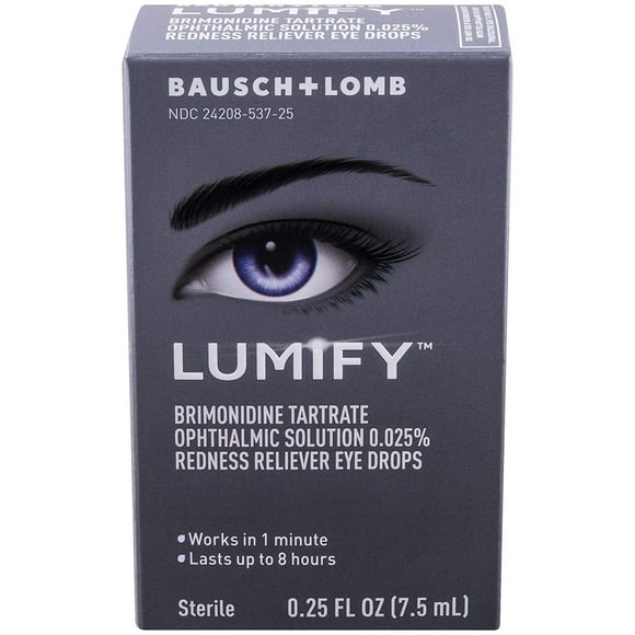 3 Pack Lumify Redness Reliever Eye Drops 0.25 Ounce Bottle