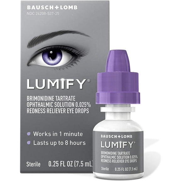 3 Pack Lumify Redness Reliever Eye Drops 0.25 Ounce Bottle