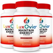 3 Pack LuxOvia+   Natural Daily Pill Formula Designed to align with Fitness Goals, Support active Lifestyle & Body Balance | Just 2 Easy-to-Swallow Pills Daily 180 Capsules